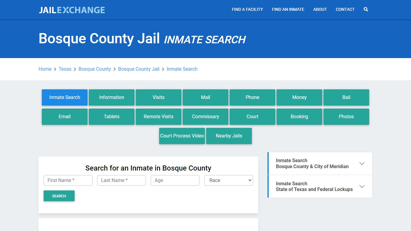 Bosque County Jail, TX Inmate Search: Roster & Mugshots